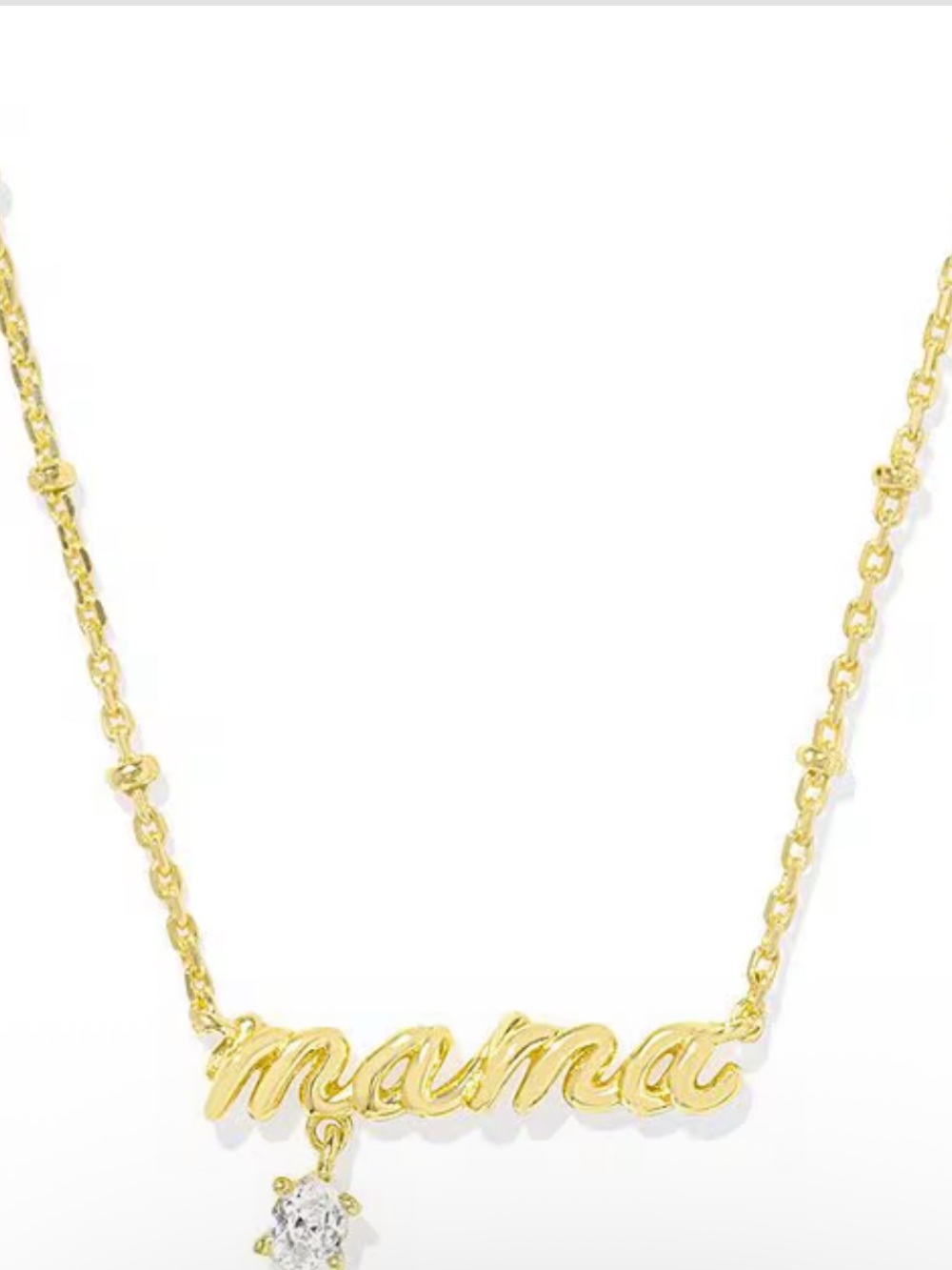 Kendra Scott Gold Layered Necklace Set with Yellow Gift Bag